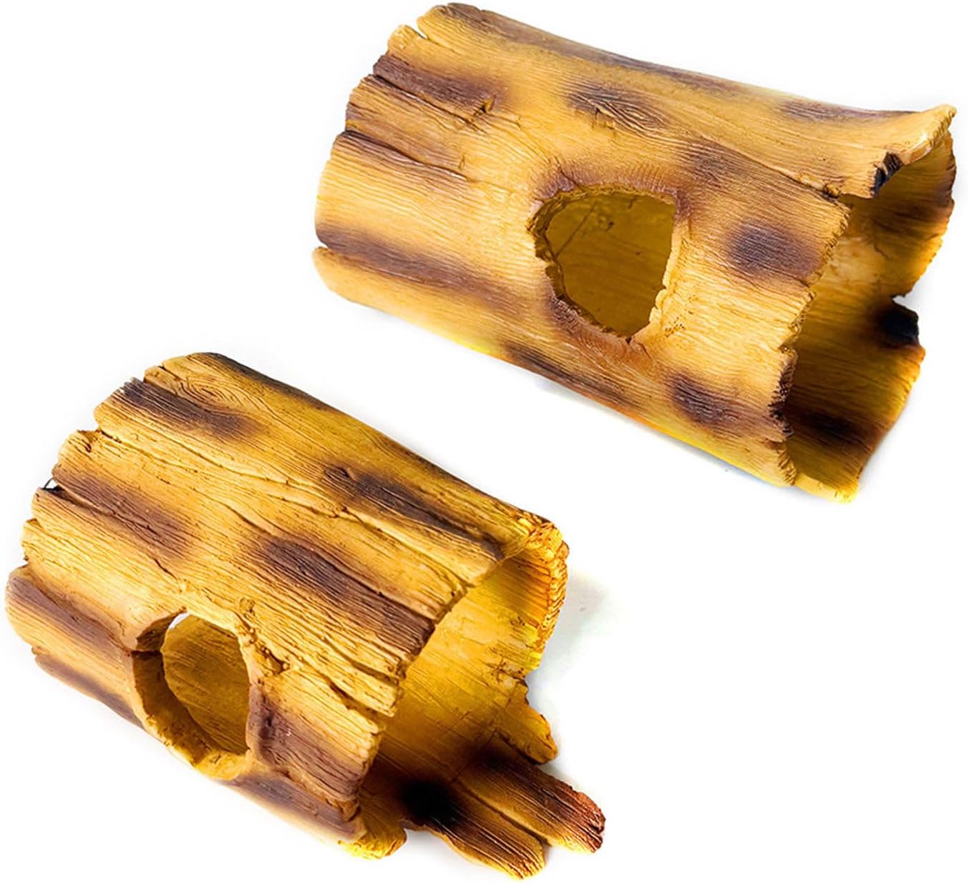 Natural Reptiles Habitats Decors Resin Hideouts Cave for Lizards Turtles Climbing Shelter Place Easy to