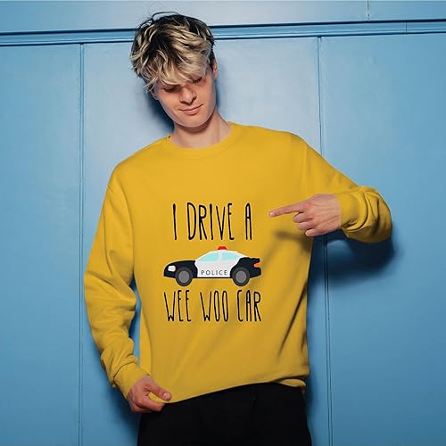 Miniatura 4 de Police Officer Gift Funny Sweatshirt Perfect Grad Gift for Cops Grey White Muticolor Unisex Sweatshirt