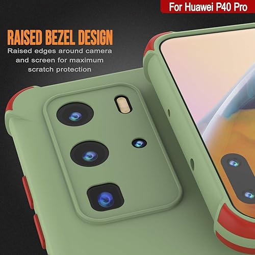 Miniatura 30 de Punkcase Diseñada para Huawei P40 Pro [Serie Sunshine] funda protectora y ligera de TPU con esquinas de absorción de golpes compatible con Huawei
