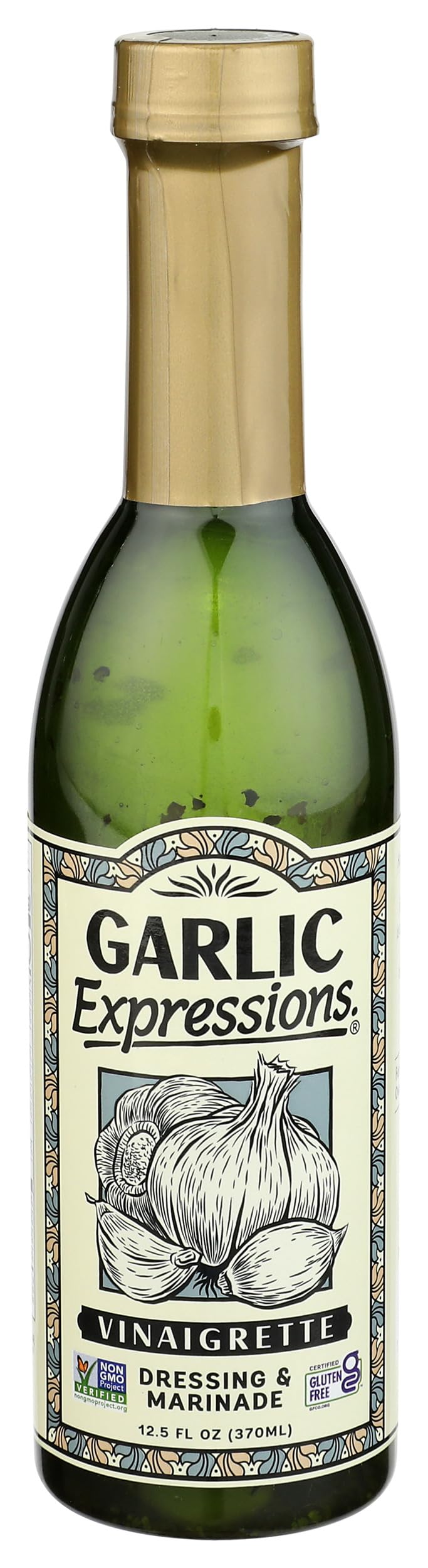 garlic salad dressing green bottle Garlic Expressions Classic Vinaigrette Salad Dressing, 12.5 fl oz