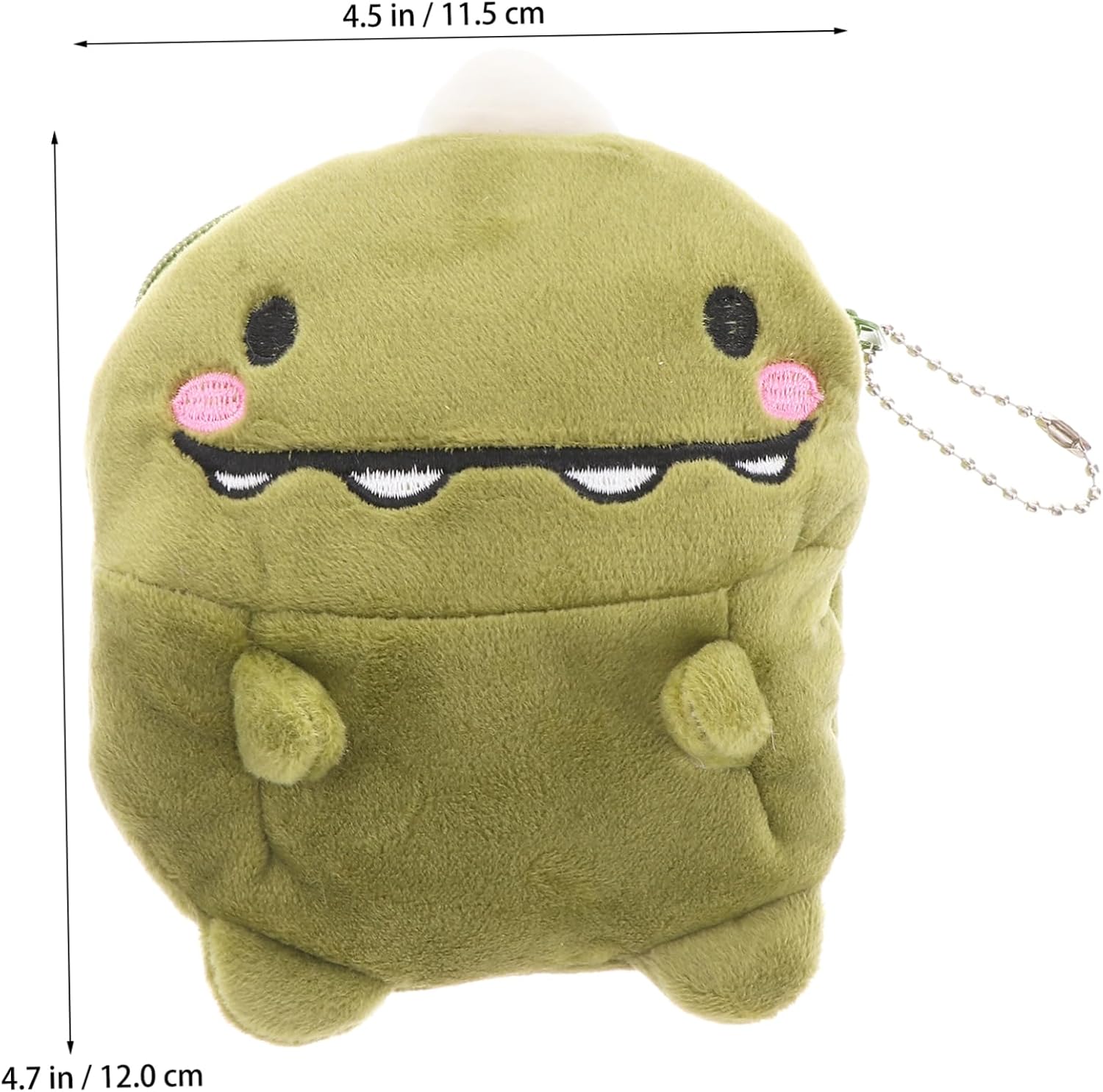 VANZACK Cute Dinosaur Zipper Coin Purse Small Coin Bag for Women Girls Keychain Coin Holder Cartoon Change Pouch
