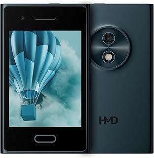 HMD Touch 4G, World's First Hybrid Phone | Enjoy Chatting & Video Calls via Express Chat (Works with Android & iOS), Cloud Phone Apps, Wi-Fi & Hotspot, 1 Year Replacement Guarantee | Dark Blue