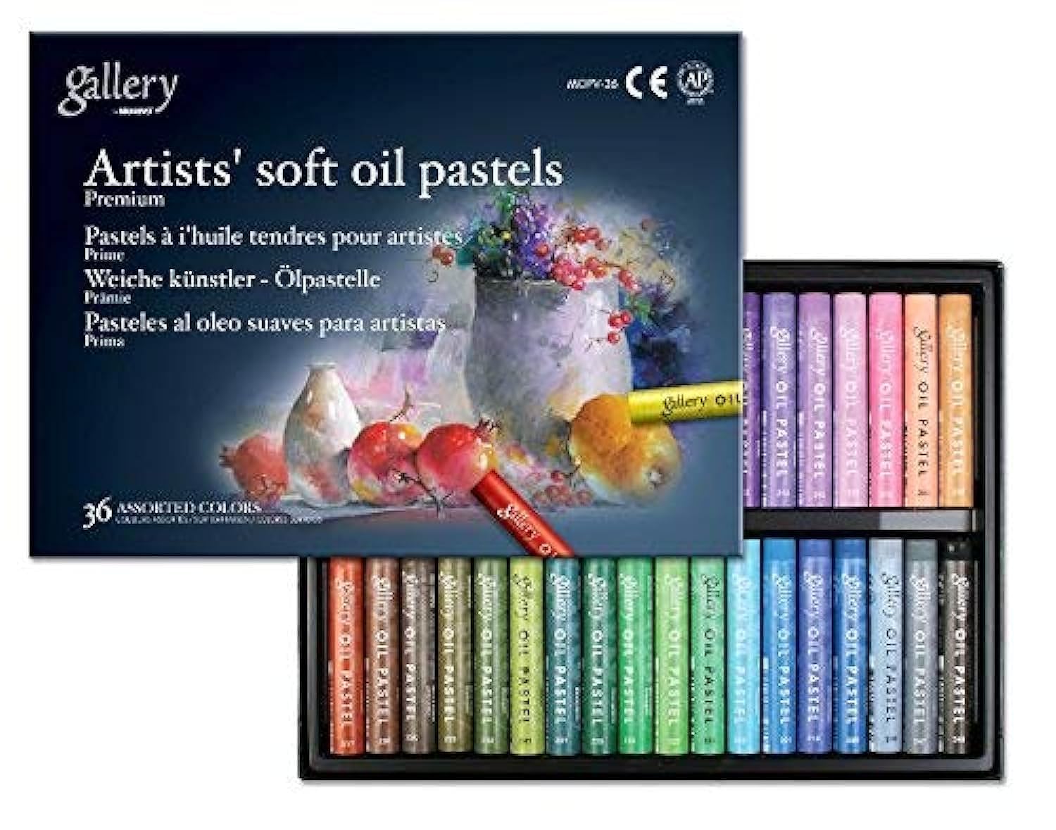 パステル画 友情テーマ 16/200 Amazon.co.jp: Mungyo Gallery Soft Oil Pastels Wood Box Set