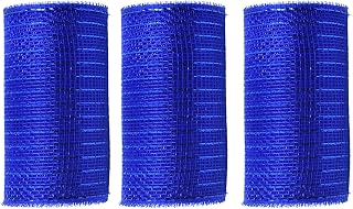 3 Roll Royal Blue Deco Mesh Ribbon for 4th of July Christmas Wreath