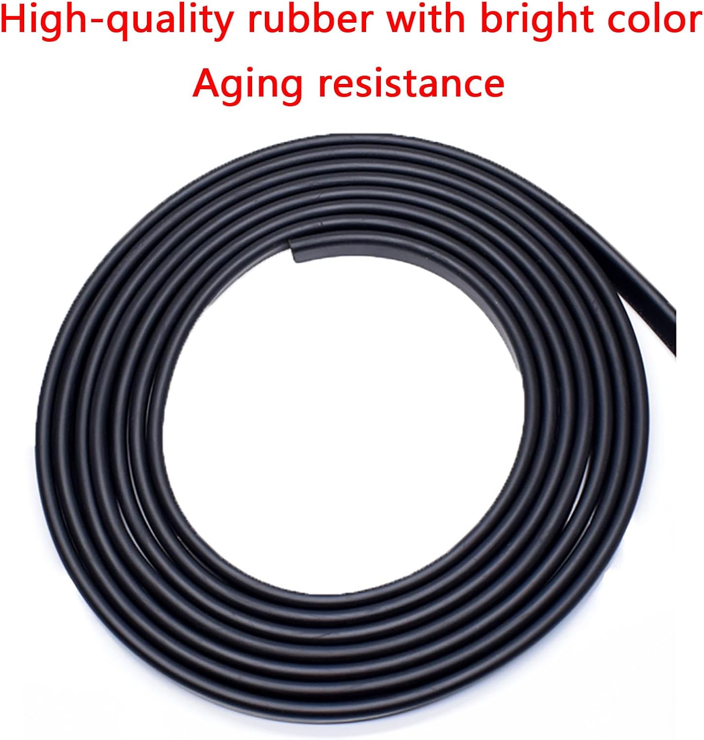 Rubber Guard Seal Strip,Edge Protector,32.8Ft Black Rubber U Channel Edge Trim,Rubber Seal Strip Edge Protector Fits Sheet Metal DIY Projects,Car,Door,Width x Height,10x13mm(Size:11mm x 7mm) (Size :