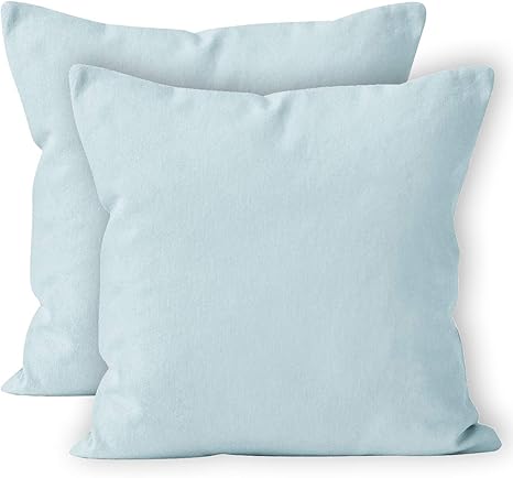 ice blue throw pillows