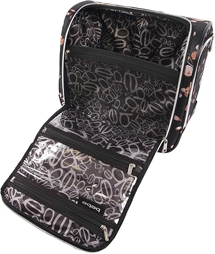 Miniatura 2 de BEBE Bolso de mano para mujer con ruedas Valentina, Rama floral, Valentina - Bolsa de mano con ruedas debajo del asiento