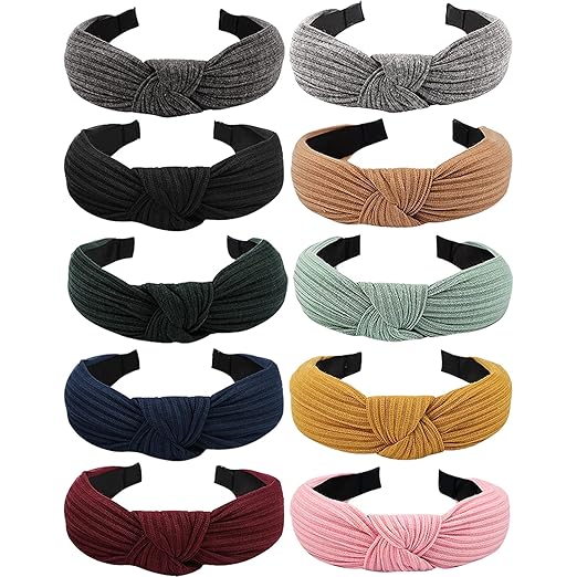 Ondder Knotted Headbands for Women 10 Pack Knot Fashion