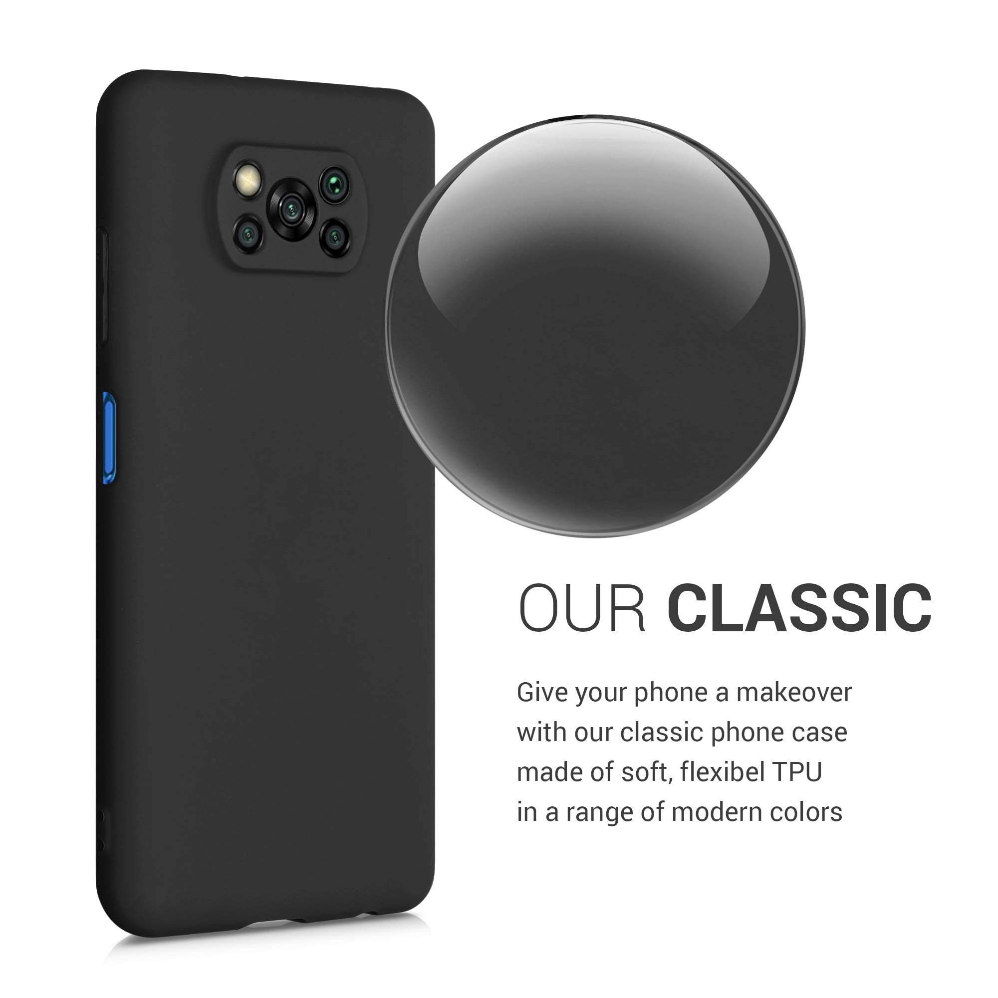 Amazon.com: kwmobile Case Compatible with Xiaomi Poco X3 NFC/Poco