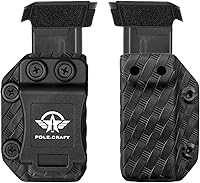 Vista 50 de POLE.CRAFT IWB/OWB - Funda para cargador Kydex - Mag Carrier se adapta a: 0.354 in .40 Double Stack/0.354 in .40 Single Stack - P365 1911 Glock 19