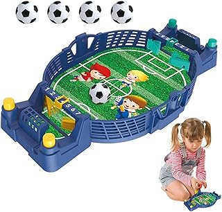 Jogo De Mesa De Pebolim Mini - Jogo interativo de mesa de jogos de futebol Jogos de futebol para dois jogadores - Brinquedos de bola de futebol de mesa para competição entre pais e filhos Bluefisher