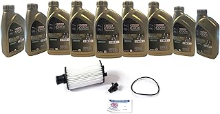 Complete Oil Change Kit Compatible with Land Rover LR4, Discovery 5 & Range Rover Sport & Full Size, Includes MAHLE Cartridge Oil Filter & Seal, 9 Quarts Genuine OE 0W-20 Oil & Reminder Cling