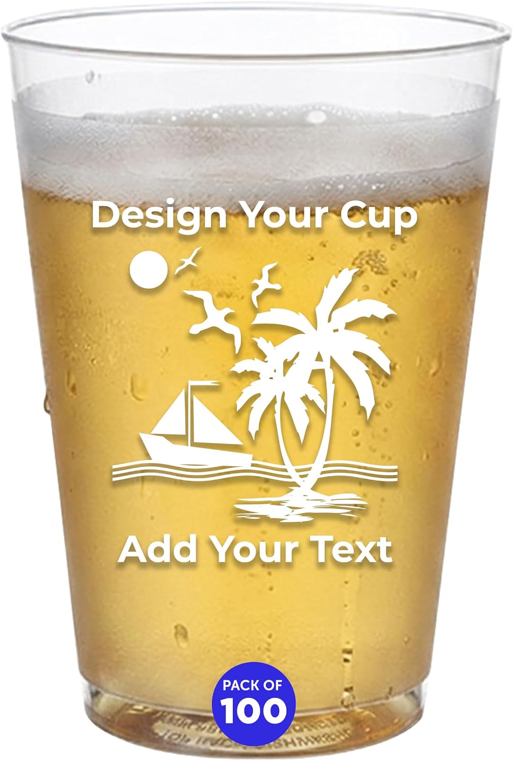 Stackable Promos Amazon.com: DISCOUNT PROMOS Custom 12 oz Frosted Plastic Stadium Cups ...