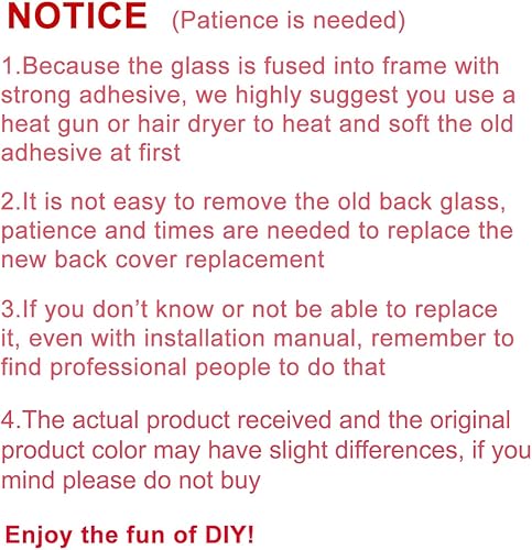 Miniatura 7 de Reemplazo de cristal trasero OEM para iPhone 14 Pro de 6.1 pulgadas con kit de herramientas de reparación y manual (morado oscuro)