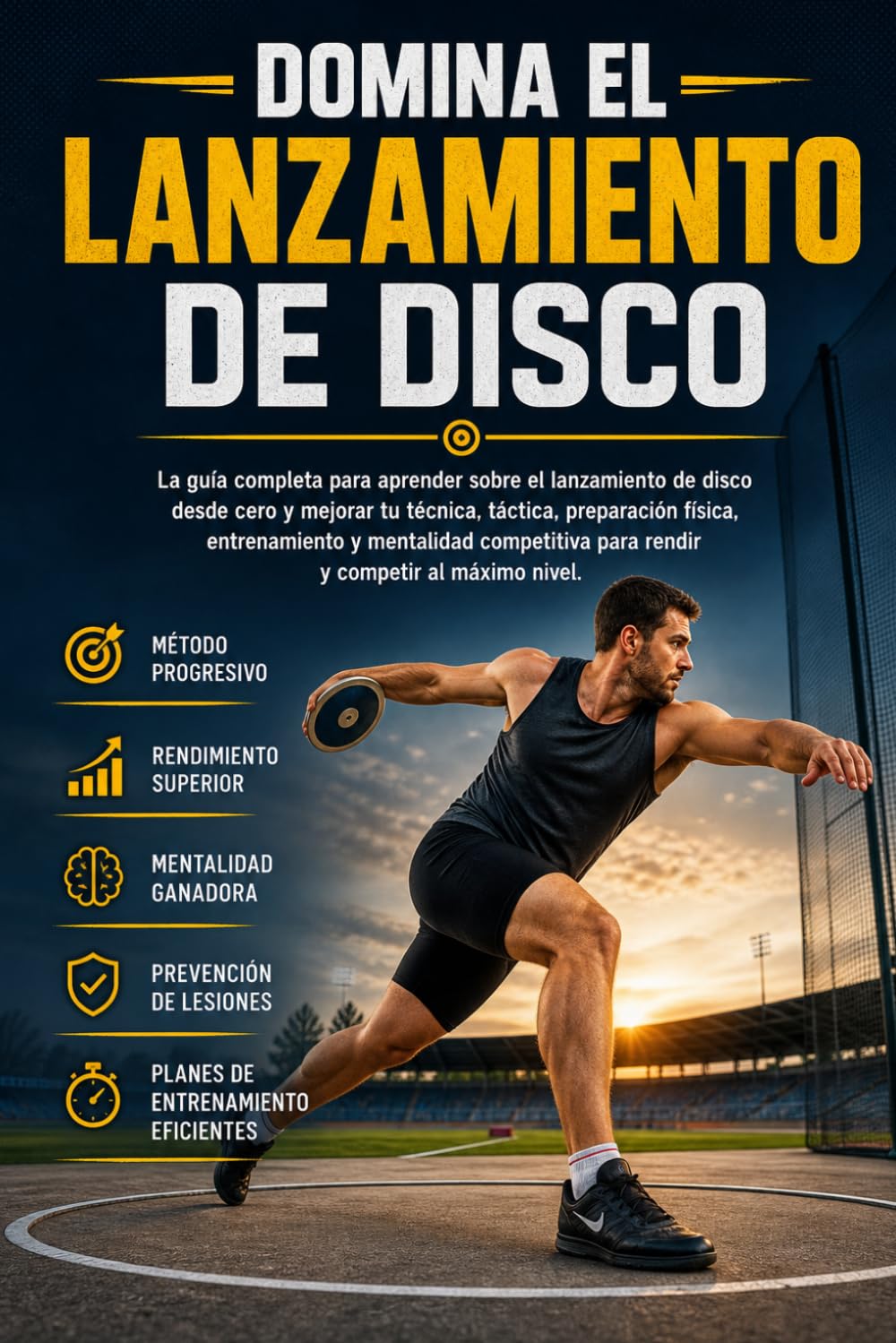Domina el Lanzamiento de Disco: La guía completa para aprender sobre el lanzamiento de disco desde cero y mejorar tu técnica, táctica, preparación física, entrenamiento y mentalidad competitiva