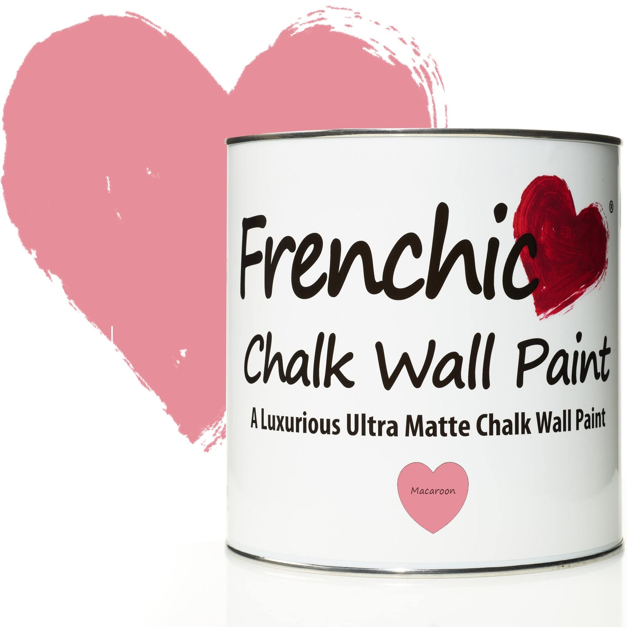 Frenchic Macaroon Chalk Wall Paint, For Interior Walls & Ceilings, Ultra Matte, Washable & Scrubbable (2.5L) 2.5L