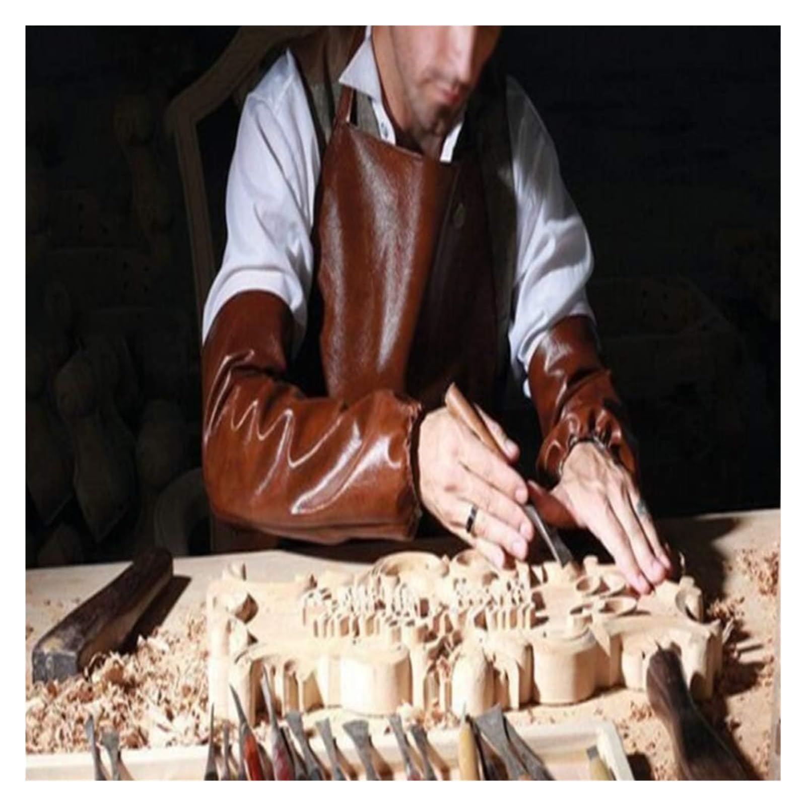 Juego de Cinceles, Juego de Cinceles Profesionales para Tallar Madera, 12 Piezas de Herramientas Afiladas para Trabajar la Madera con Estuche de Transporte, Ideal para Principiantes, Herramie