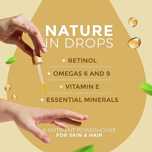 Miniatura 5 de Cacay Pure Aceite antienvejecimiento – Aceite de retinol natural de cacay para cara, cabello y cuerpo | Aceite orgánico de vitamina E para el