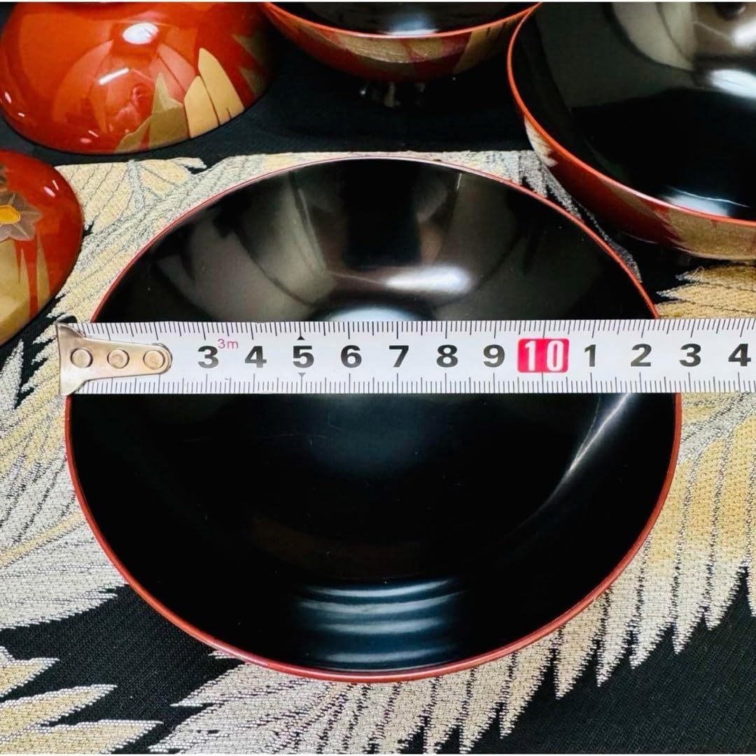 漆器 輪島塗 金蒔絵 木製 蓋付椀 お煮物椀 吸物椀 10客 共