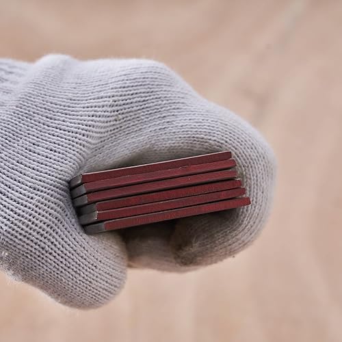 Miniatura 11 de Paquete de 6 hojas planas de acero 15N20 de 4 x 2 x 0.125 pulgadas, para forjar cuchillos, el acero perfecto para fabricación de cuchillos para uso