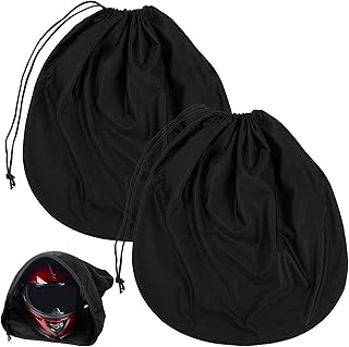 Lot de 2 sacs de protection pour casque - Sacs de transport légers - Grand sac de protection pour casque de moto - Pour le sport, la course, le vélo, l