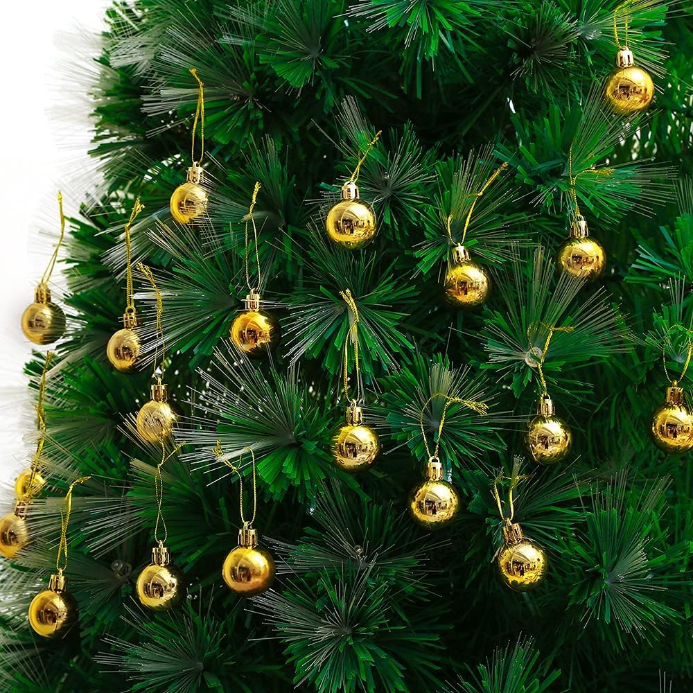 Blue Christmas Ball Ornaments - 24 Pcs -14