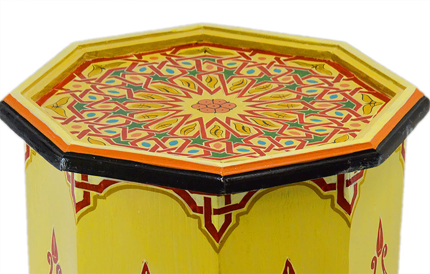 ◉一点物◉【モロッコ製 ハンドペイント ミニサイドテーブル】 ◉一点物◉【モロッコ製 ハンドペイント ミニサイドテーブル】