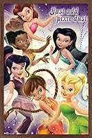 Vista 17 de Trends International Disney Tinker Bell - Póster de pared de hadas, 14.725 x 22.375 pulgadas, versión enmarcada de madera de granero