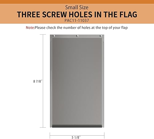 Miniatura 2 de MIAOTONG Solapas de repuesto para puerta de perro con tornillo, solapas de repuesto para puertas pequeñas compatibles con PetSafe Freedom