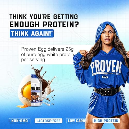 Miniatura 5 de Gaspari Nutrition Huevo probado, 100% proteína de clara de huevo, 0.88 oz de proteína, apto para dieta cetogénica, sin lácteos y lactosa, sin soja