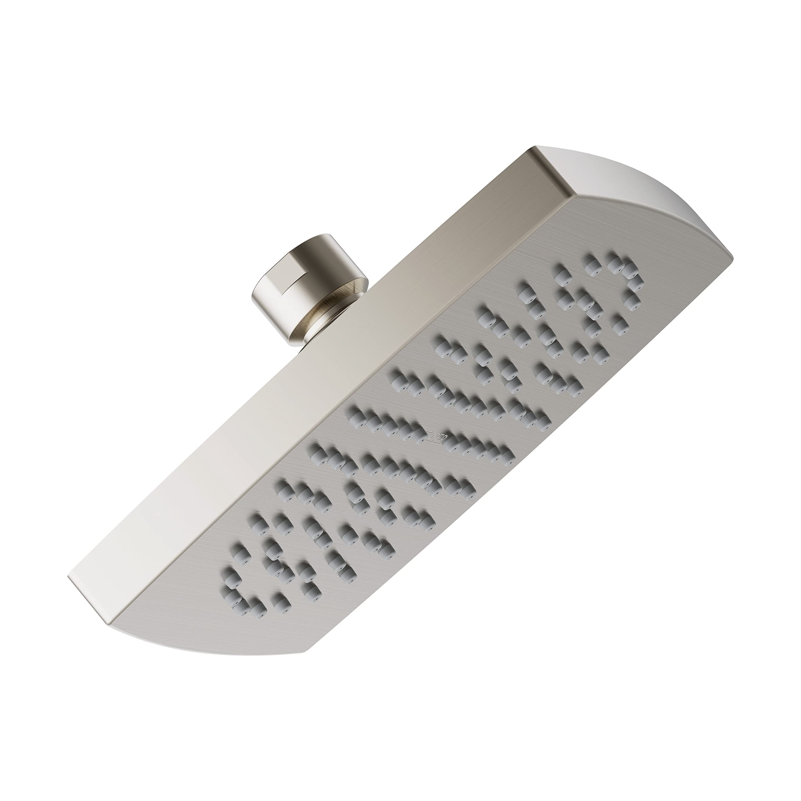 Pommeau de douche 15,2 cm Tribune en nickel brossé pour rafraîchir la salle de bain