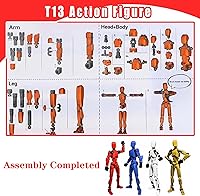 Vista 4 de 7 figuras de acción T13 – (montaje completado) Titan 13 figuras de acción T13 figura de acción 3D impresa en 3D móvil, Lucky Dummy 13 decoraciones