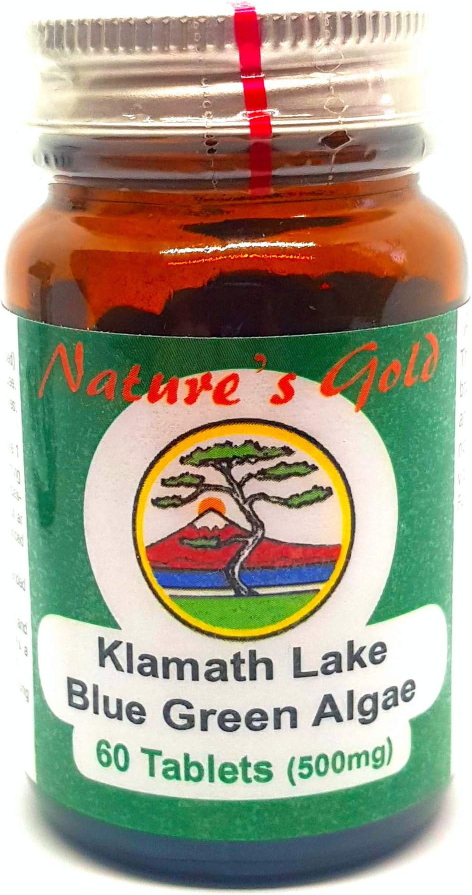 Organic Klamath Lake Blue Green Algae Supplement 500mg 60 Tablets