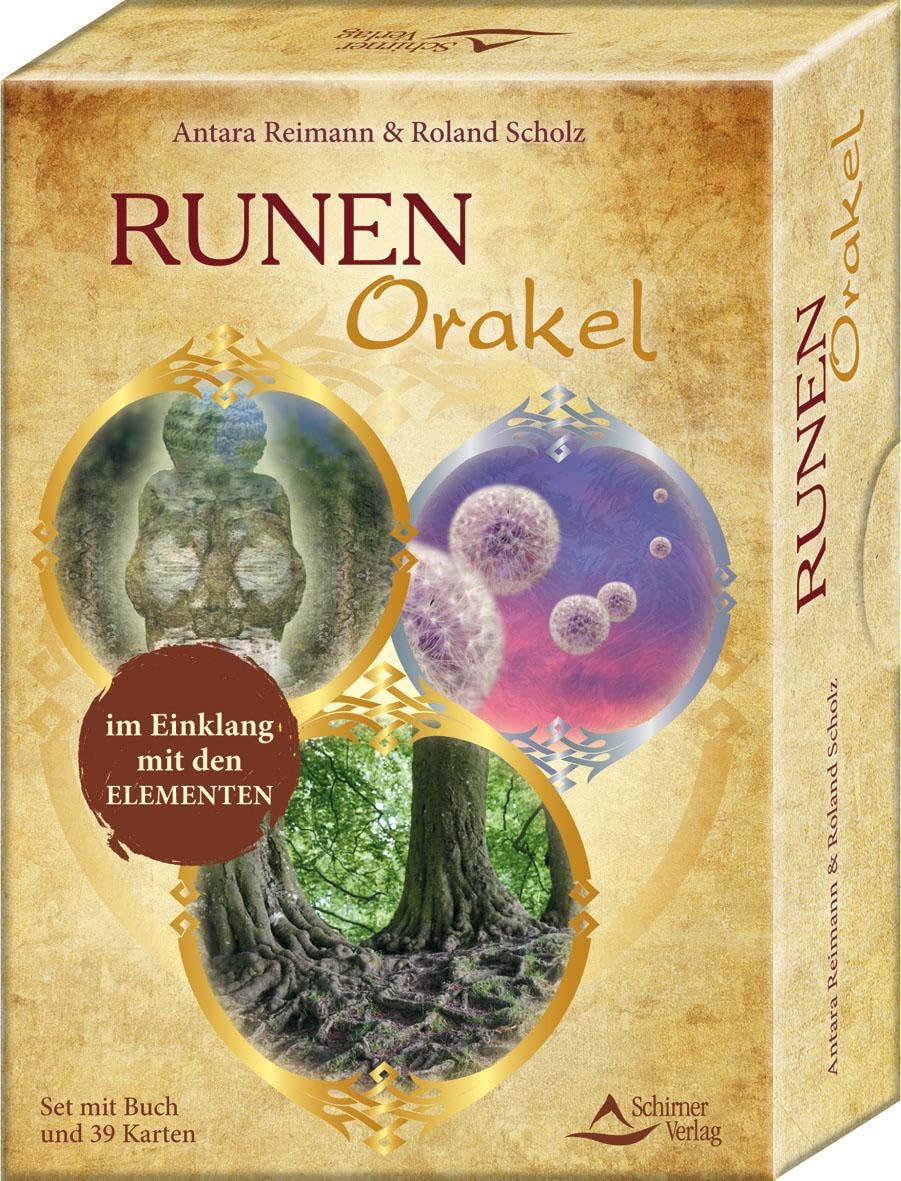 Runenorakel: im Einklang mit den Elementen - 39 Karten mit Begleitbuch