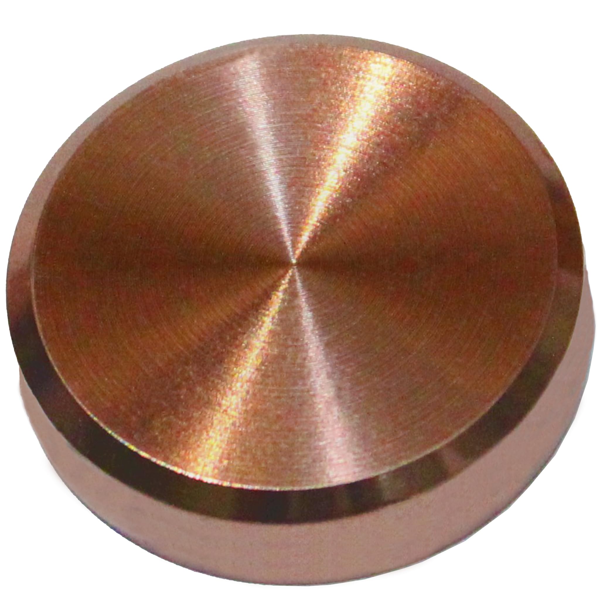 RiseOm Brass Round Mirror Cap/Screws Cap Cover/Nails Decorative/Mirror Nail Decorative Cover (Pack of 4, 25mm-Rose Gold)