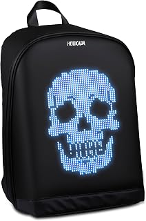 Hookaba Urban Buzz LED Backpack 17L | Smart Display Bag | App Controlled, Programmable Screen & Water Resistant | Unisex D... Price In India