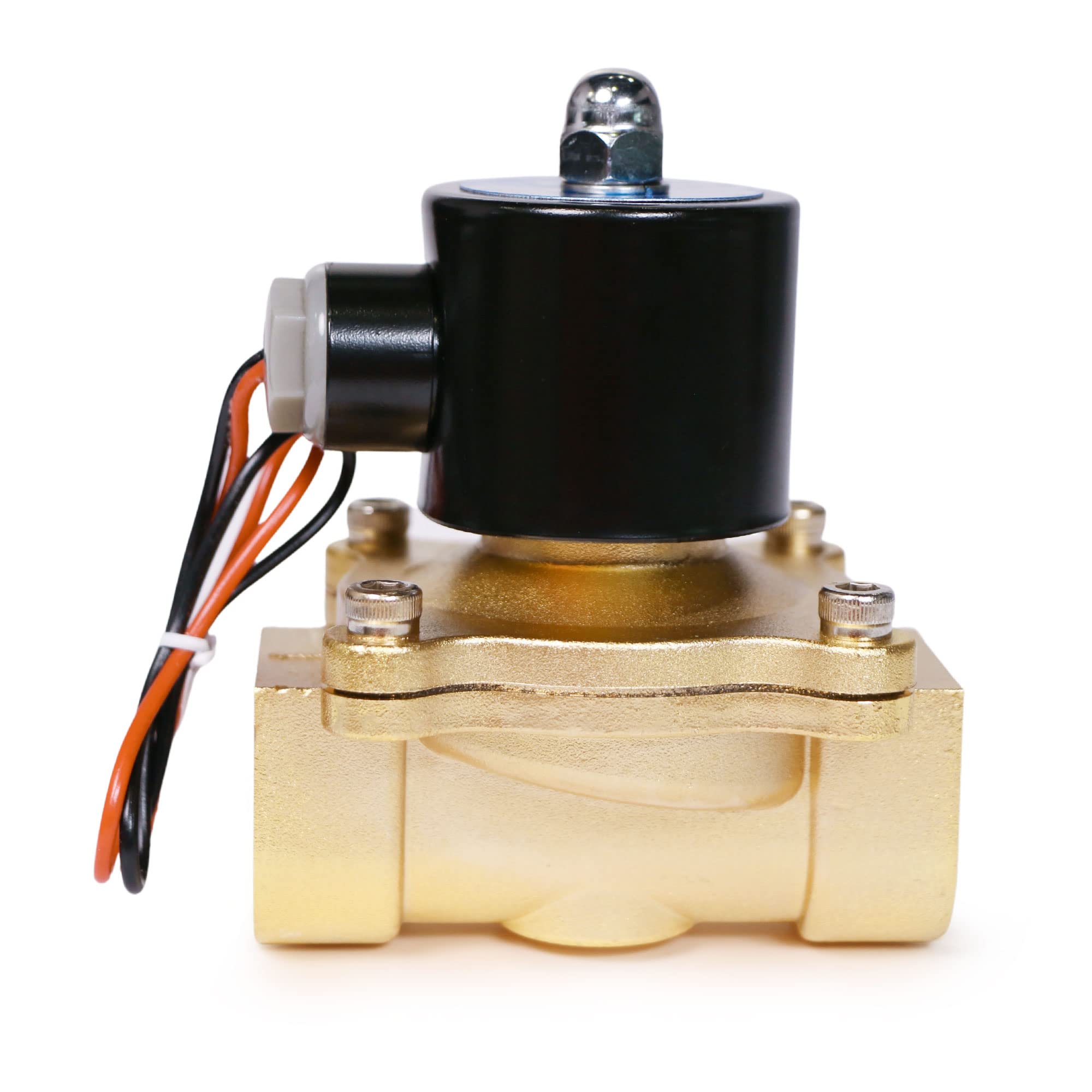 U.S. Solid Elettrovalvola in lega di zinco 1" – 24V AC, normalmente chiusa, guarnizione NBR