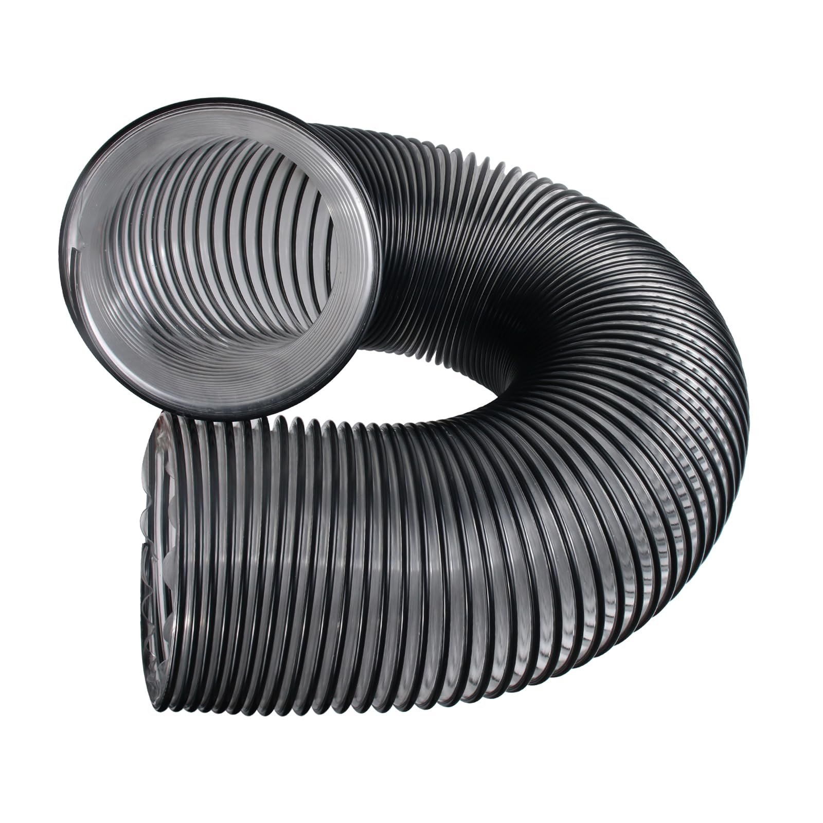 Leaf Vac Vacuum Hose 6 Foot of 8 Inch PVC Flexible Grass Catcher Bagger for DR Agri-Fab Etc, Fits Most Brands DR Trac Vac Cyclone