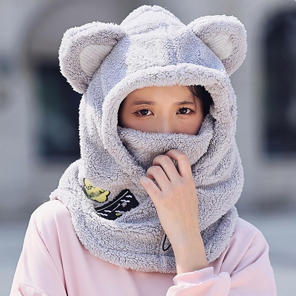 Winter Outdoor Sports Helmet Covers, Motorcycle Ski Helmet Face Covers Scarf for Men Women