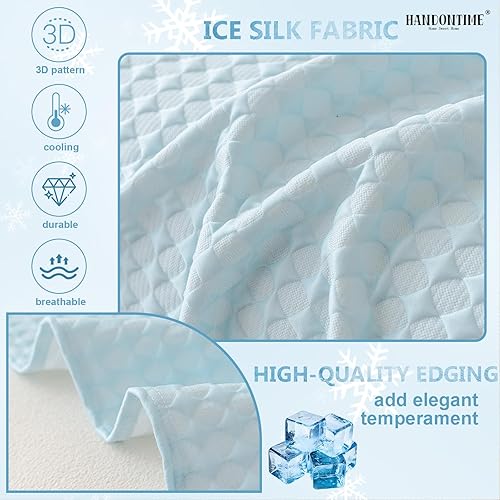 Miniatura 2 de HANDONTIME - Funda refrescante de sofá para perro, de seda helada, suave, lavable y transpirable, funda protectora duradera de sillón para mascotas