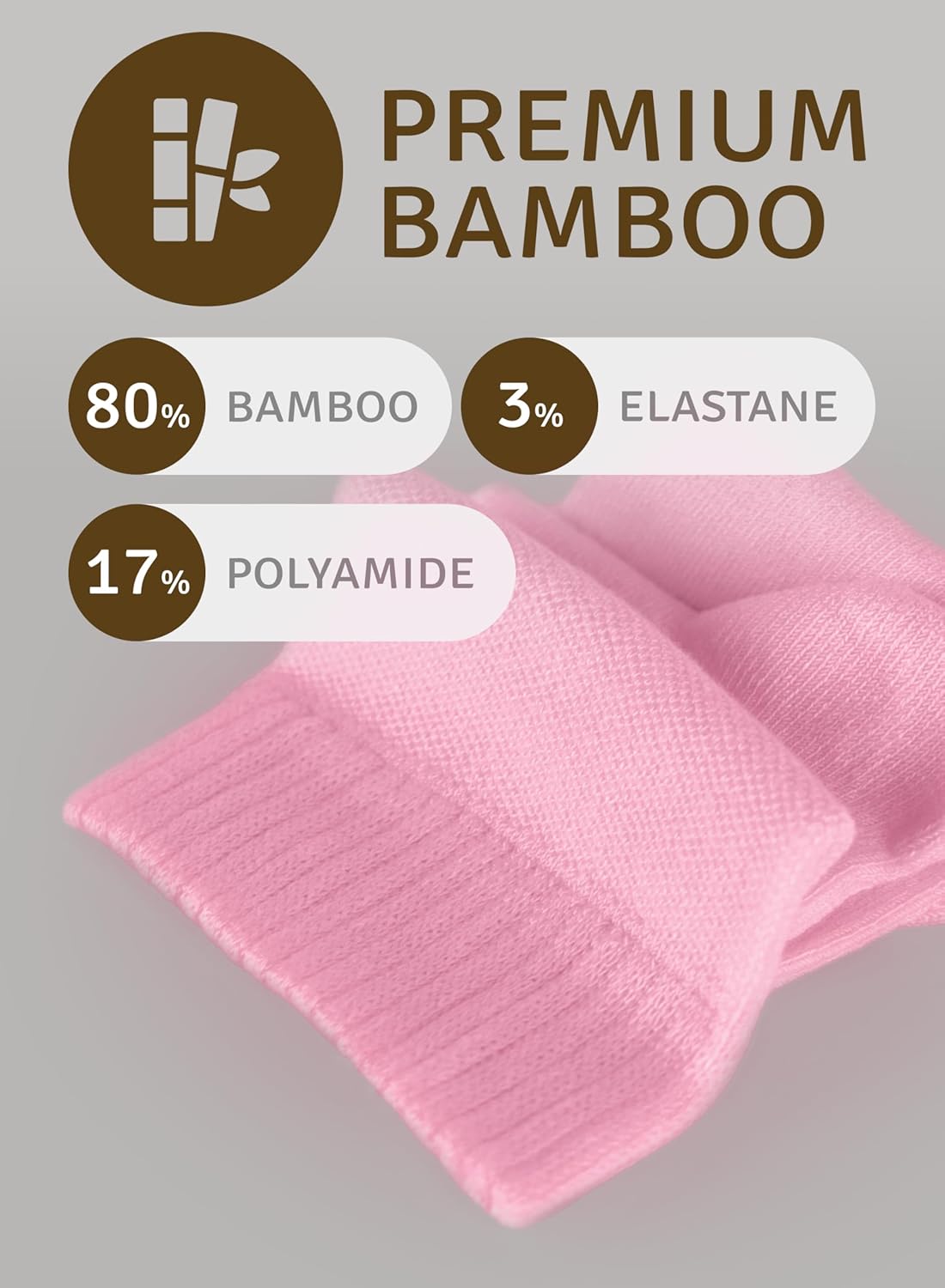 Women's Diabetic Ankle Socks, Made with Rayon derived from Bamboo | Loose Fit, Seamless | Size 6-9/10-12, 3 Pairs - Image 4