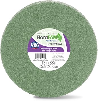 FloraCraft FloraFoM Disc 1.2 Inch x 8.8 Inch Green