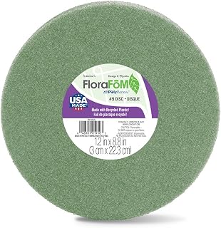FloraCraft FloraFōM Disc 1.2 Inch x 8.8 Inch Green