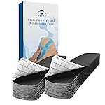 50 Precut axion Kinesiology Tapes Strips | Black Pre-Cut Sport Tape Strips 10x2in | Waterproof  Skin-Friendly  Elastic | Kinesiotape | Ideal for Sports