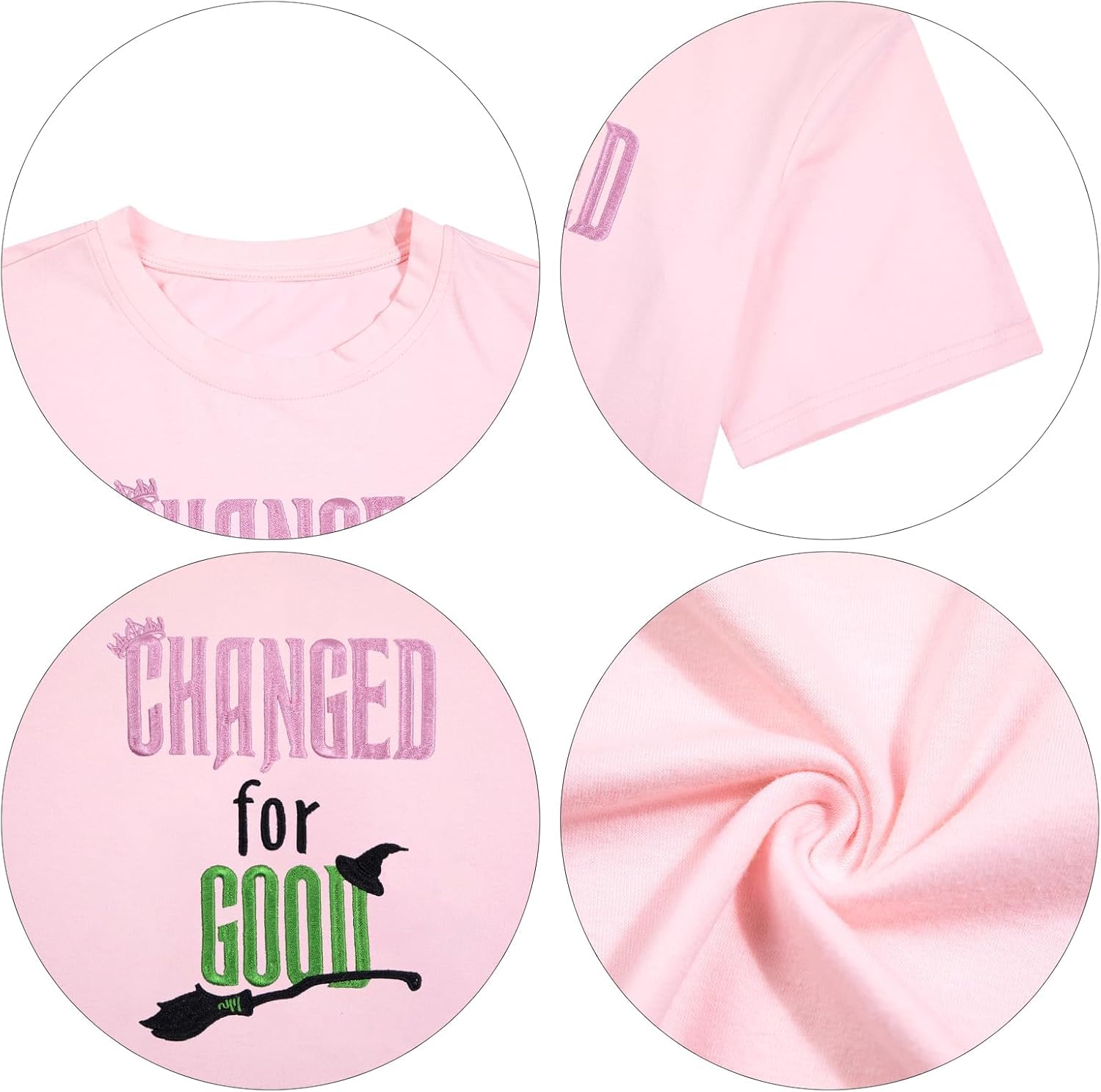 LOTUCY Musical Shirt Women Changed for Good Musical Movie Tee Witch and Princess Short Sleeve Tshirt - Image 6