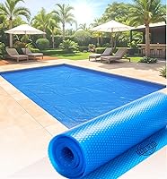 Vista 1 de SunHeater Manta Solar para Piscina - Cubierta Térmica Rectangular de Servicio Pesado con Burbujas - Calentador Solar de Transferencia de Calor