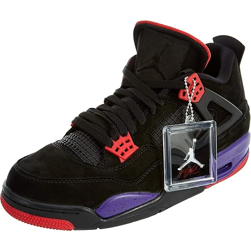 Air Jordan 4 Retro NRG Raptors AQ3816 065 Black/Purple (13)