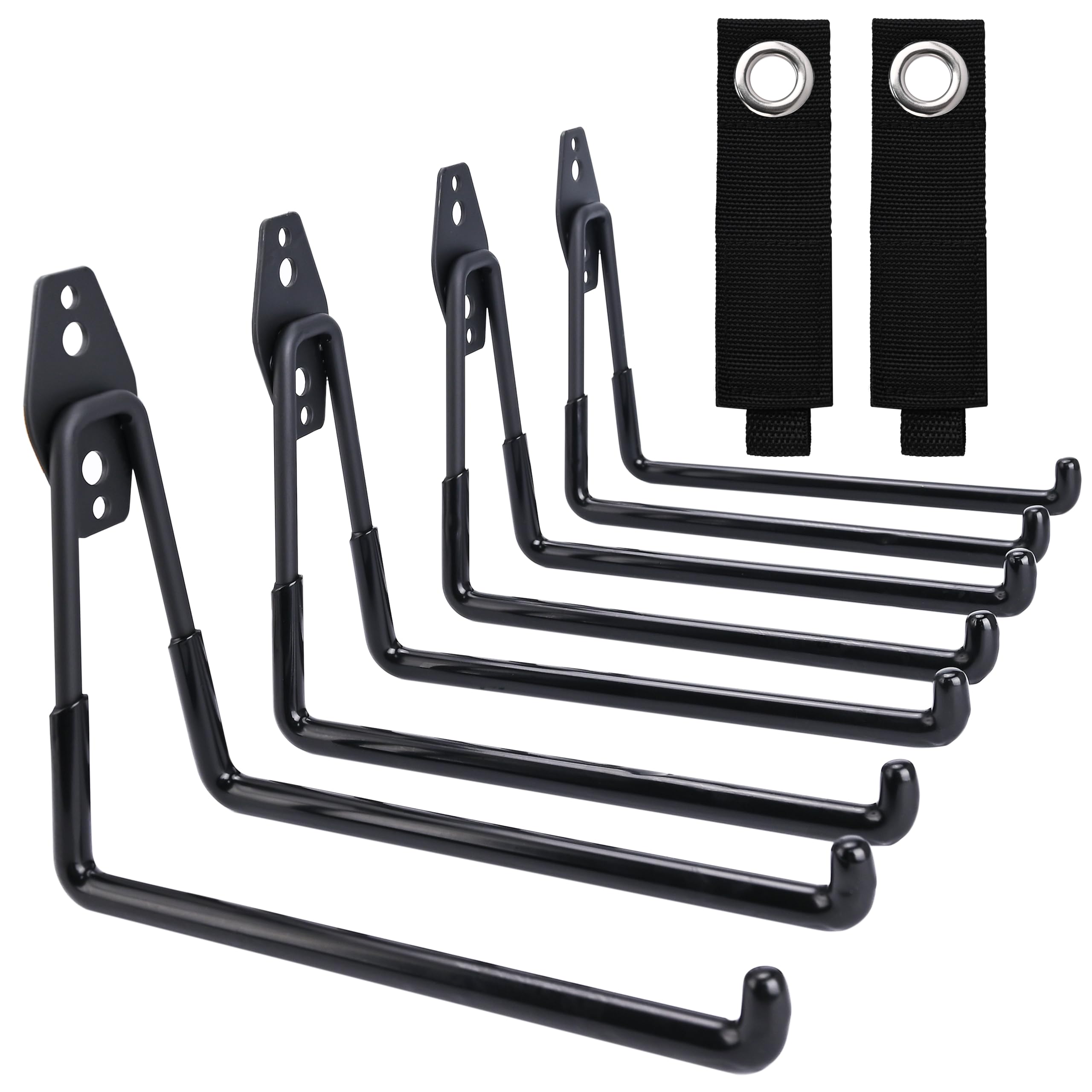 QUELIEN Große Wandhaken, robuster 2,3 m Kabel-Organizer für Garagenorganisation, Aufbewahrung und Schlauchhalter – platzsparendes und langlebiges Design für Zuhause, Garage und Werkstatt Küche, Haushalt & Wohnen