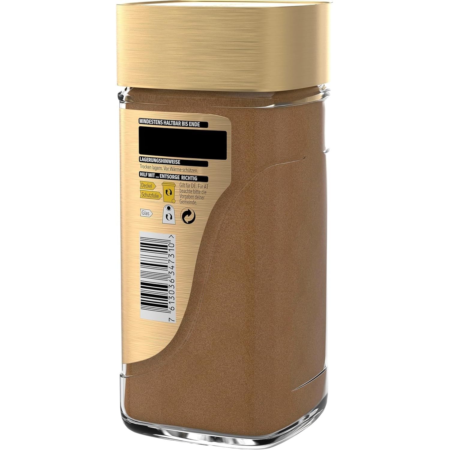 NESCAFÉ Gold Crema, löslicher Bohnenkaffee aus erlesenen Arabica-Kaffeebohnen, Instant-Pulver, koffeinhaltig & aromatisch, 6er Pack (6 x 200 g)