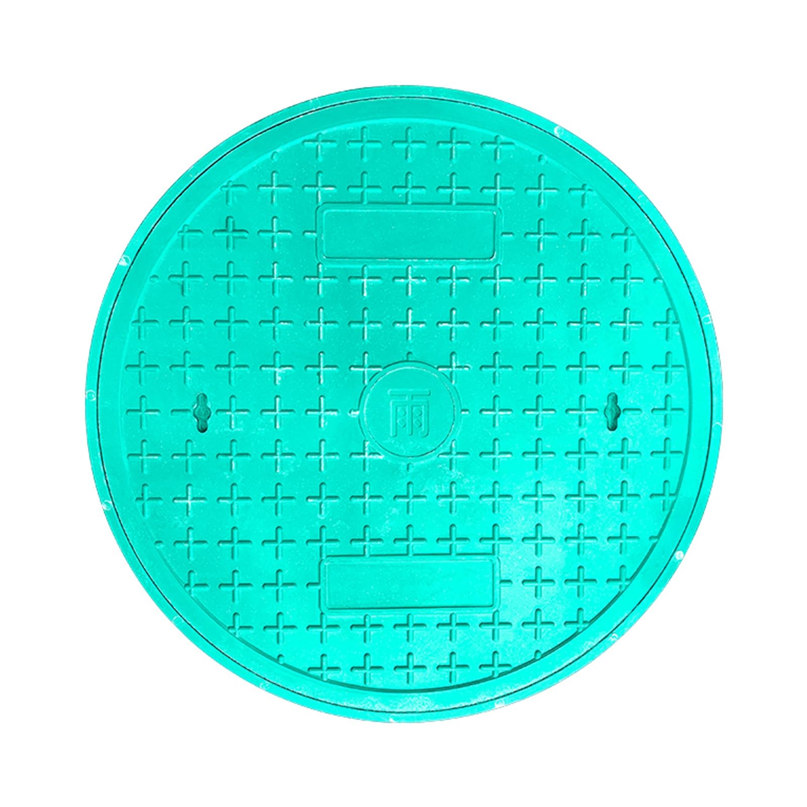 Tapa de alcantarillado antideslizante con cubierta duradera de metal